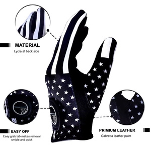 Guantes de Golf Profesionales, Duraderos, Transpirables, con Cierre Ajustable en la Muñeca, Cómodos para el Deporte - Product Image 3