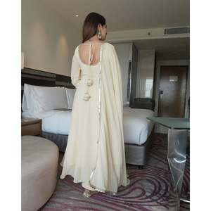 Women's Party Wear Gown Set with Pant and Beautiful Dupatta - Product Image 1