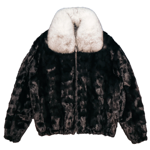 Manteau d'hiver de luxe pour femme en fausse fourrure, doux et moelleux, à manches longues, sur mesure, fabrication OEM/ODM, vente en gros - Product Image 1