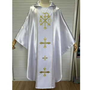 Robes de Chorale Unisexe de Haute Qualité pour Seniors, Modèle Trinity à Plis, avec Étoles – Vente en Gros OEM – Robes d'Église et de Clergé - Product Image 5