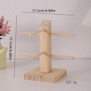 Soporte de madera maciza duradero de calidad de exportación para exhibir gafas en tiendas de óptica, disponible en grandes cantidades. - Product Image 3