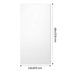 Pannello in Polietilene ad Alta Densità HDPE, 1 Pezzo, 24 x 48 Pollici, Spessore 1/2 Pollice, Lastra in Plastica Personalizzabile - Product Image 2
