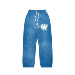 Conjuntos de Sudadera y Pantalones Deportivos Personalizados con Serigrafía, Pantalones Deportivos Acampanados con Efecto Lavado Ácido para Hombre - Product Image 6