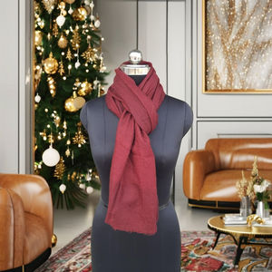 HANDICRAFTS INN elegante clásico Cachemira Pashmina bufanda Premium trabajo liso diseño boda fiesta favores regalo artículo - Product Image 4