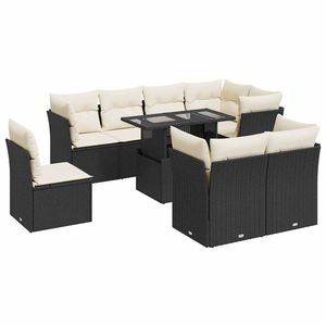 Conjunto de Sofás Negros para Jardín - Product Image 2