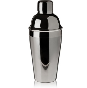 Professional 18oz Cocktail Shaker Stainless Steel Black with Built-in Strainer <b>Measuring</b> Cap for Home Bar Bartender Tools - Product Image 2