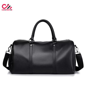 Classical Genuine Leather Men's Sport Luxury Duffle Travel Bag with Wheel Trolley <b>Case</b> High Quality Large Capacity Weekend Bag - Product Image 5
