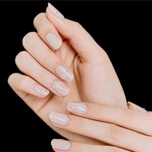 Uñas de Gel Semi-Curadas de Calidad Profesional Coreanas 100% Reales, Veganas, Libres de Crueldad Animal, No Tóxicas, Personalizadas, Fáciles de Aplicar, Muestra Gratis - Product Image 4