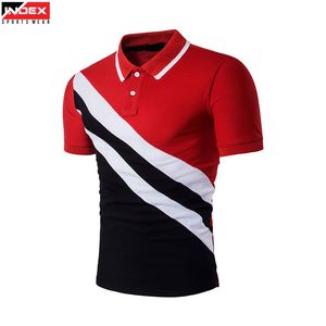 เสื้อโปโลผู้ชายสไตล์อเมริกันทันสมัย ดีไซน์เท่ห์ ผ้าฝ้ายระบายอากาศได้ดี สวมใส่สบาย รับปักโลโก้ตามสั่ง - Product Image 1