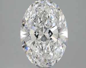 Diamant de laboratoire de 2,50 carats, forme ovale, sans défaut, couleur CVD E, clarté VS1, avec certificat IGI, blanc pur, pour bijoux de mode - Product Image 1
