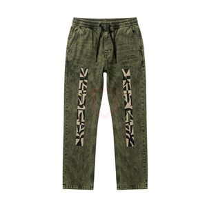 Premium Quality <b>Pants</b> Men's Casual Loose Fit Cotton <b>Black</b> Yellow Lightning Bolt Graphic Print Trousers Streetwear Style - Product Image 2