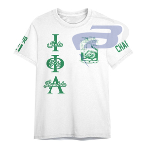 T-shirt de la sororité Iota Phi Lambda, t-shirt en coton blanc avec lettres grecques, vêtements de sororité IPL, t-shirt universitaire personnalisé avec n'importe quel design - Product Image 2