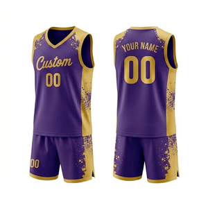 Uniformes de Baloncesto Personalizados Profesionales para Equipos al por Mayor, Conjuntos de Camisetas de Baloncesto de Malla Transpirable de Alto Rendimiento, Logotipo OEM - Product Image 4