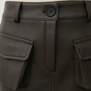 Nueva Llegada: Faldas de Cuero Genuino para Mujer, Cintura Alta y Estilo Casual, Faldas de Cuero a la Moda y Sensuales - Product Image 6