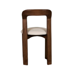 เก้าอี้ไม้สักเรียบง่ายในสวนพร้อมโฟมนุ่มทนทานสะดวกสบายและมีสไตล์สำหรับบรรยากาศกลางแจ้ง - Product Image 3