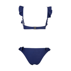 Bikini Ocean Breeze à découpes avec détails volantés pour un style estival chic, ensemble bikini deux pièces Flirty Waves Bikini Tide Tease - Product Image 5