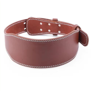 Weight Lifting Belt Premium Leather Gym Support Belt For Powerlifting Bodybuilding Squats Deadlifts <b>Strength</b> Training - Product Image 2
