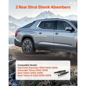 2 Pezzi Ammortizzatori Posteriori con Molla Elicoidale Compatibili con Chevrolet Suburban 1500 2000-2006 - Product Image 2