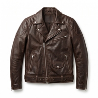 Nouvelle veste bomber décontractée pour homme en cuir de vachette gaufré à bouton unique, coupe classique, service OEM, noire, séchage rapide et respirante, collection automne 2025