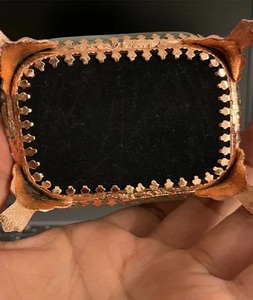 Organisateur de boîte de rangement de bijoux en verre encadré en laiton doré de luxe moderne avec double couvercle pour fleurs pressées décoratives en verre - Product Image 2
