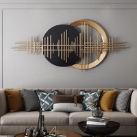 Reloj de Pared Lavable de Metal con Diseño de Hoja de Ginkgo Art Deco, Ideal para Sala de Estar y Espacios Comerciales, Decoración del Hogar