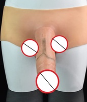 Pénis artificiel réaliste en silicone pour adulte et jouet sexuel gode portable lesbien gay pour hommes avec décoration en dentelle pour le marché indien
