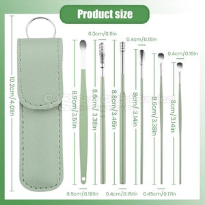 Compact <b>Ear</b> Pick <b>Cleaning</b> Kit With Easy Grip <b>Tools</b> For Personal Hygiene Home Care <b>Cleaning</b> <b>Ear</b> Pick <b>Cleaning</b> Kit - Product Image 4