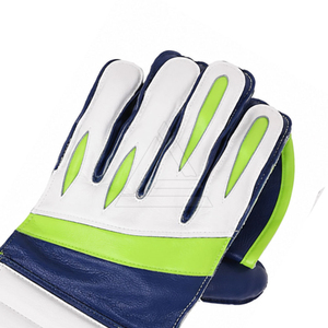 Gants de gardien de but en cuir ultra-doux pour le cricket, paume en caoutchouc texturé pour une protection optimale, coussin en mousse haute densité pour le cricket - Product Image 6