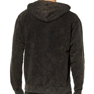 Haut à capuche épais sans cordon de serrage, délavé à l'acide, style français super oversize, vierge, pour grossistes et marquage OEM - Product Image 5