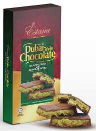 Venta al por mayor de barras de chocolate estilo Dubái ESTANA, envueltas en film, chocolate dulce sólido, chocolate con leche cubierto, Kunafa, pistacho - Product Image 3