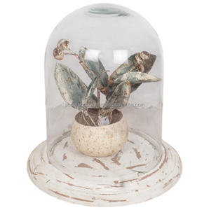 AB COLLECTIONS Cloche en verre Décorations de table pour Noël et Pâques Matériaux en fer et en verre Personnalisation de la forme et de la couleur Artisanat Modèle - Product Image 1