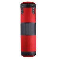 Sac de frappe professionnel robuste et personnalisable en cuir et PVC, avec remplissage de sable, pour salles de sport à domicile