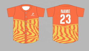 Maillot de baseball professionnel personnalisable avec logo d'équipe, léger, respirant, à boutons, idéal pour les matchs de ligue - Product Image 4