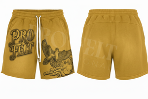 ผู้ผลิต Pro Felt ขายส่ง กางเกงขาสั้นลำลองสตรีทแวร์ผ้าฝ้าย 100% สกรีนลายตามสั่ง เอวยางยืดพร้อมเชือกผูก - Product Image 6