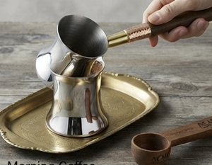 Premium Design Graved Copper <b>Coffee</b> Pot Stylish Multipurpose Organizer Ideal For Serving <b>Coffee</b> Tea And Beverages From India - Product Image 4