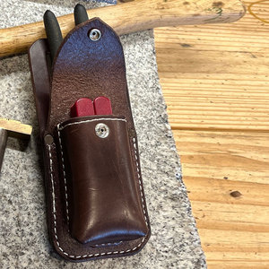 Premium <b>Leather</b> Plier Holder OEM Durable Handcrafted Water Resistant Lightweight <b>Tool</b> Holder for Industrial Electrical - Product Image 3