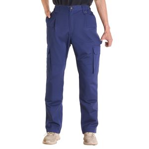 XXL blu scuro resistente alla fiamma pantaloni Cargo per gli uomini Multi-tasche abbigliamento di sicurezza - Product Image 1