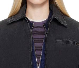 Chaquetas de trabajo vintage de lona de algodón con cremallera, estilo carpintero, unisex, de diseño personalizado, para mujer. - Product Image 5