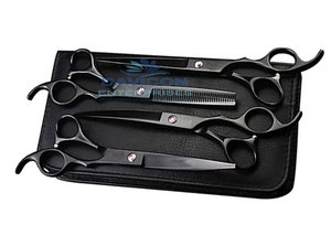 Juego de Tijeras de Peluquería Profesionales de Acero Inoxidable de Alta Calidad para Cortar y Entresacar Cabello de DAVICON Enterprises - Product Image 2