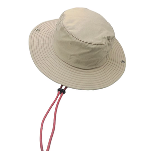 Casquette de chasse en toile réglable à large bord avec logo brodé personnalisé, chapeau de pêcheur de haute qualité - Product Image 1