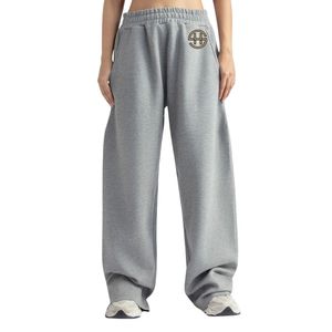 Womens <b>Oversized</b> <b>Sweatpants</b> Wide Leg Loose Fit Soft Fleece Joggers With Elastic Waistband For Casual Sportswear Lounge - Product Image 4