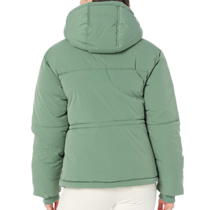 Solid Color Woven Winter Women <b>Puffer</b> <b>Jackets</b> Soft Fabric Zipper Closure Full Sleeve High Quality Wholesale <b>Cheap</b> Price - Product Image 2