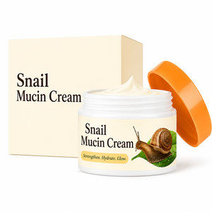 Private Label Hydrating Snail Mucin <b>Face</b> Cream Nourishing Skin Care Formula OEM Supply Bulk - Product Image 4