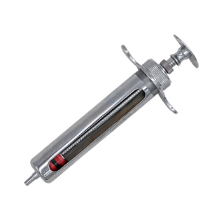 Meilleure seringue vétérinaire continue en métal réglable pour vaccins, avec accessoires complets pour poulets, canards, oies et loches - Product Image 2