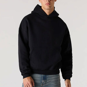 High Quality Custom Brand Low MOQ Heavyweight Pullover Hoodie 500GSM 100% Cotton Breathable Winter Printed No <b>String</b> Embroidery - Product Image 1