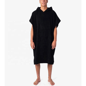 Poncho à capuche de surf en coton égyptien le plus vendu pour adulte plage voyage Logo personnalisé super doux bébé poncho à langer <span class=keywords><strong>serviette</strong></span> - Product Image 1