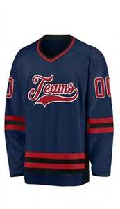 Nouvelle arrivée, uniforme de hockey sur glace, vêtements d'entraînement respirants, maillot personnalisé avec nom/numéro brodé - Product Image 2