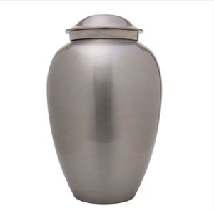 โกศบรรจุอัฐิอะลูมิเนียมสำหรับบรรจุอัฐิมนุษย์ สีเงินคลาสสิก - Product Image 3