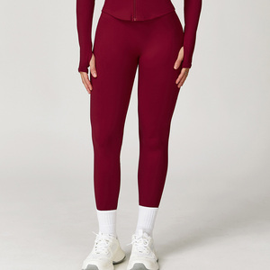 Leggings de fitness taille mi-haute pour femme, respirants, sans coutures, en tissu polaire – Offre spéciale - Product Image 6