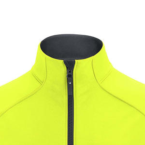 Chaqueta de Ciclismo de Alta Visibilidad Personalizada para Mujer, Suministro al por Mayor, Marca Privada OEM, Cortavientos Deportivo Softshell, Directo de Fábrica - Product Image 3